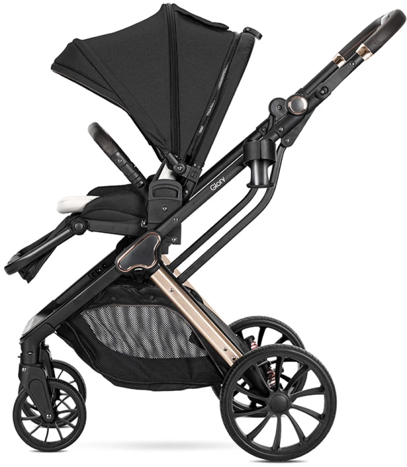 LORELLI ΠΟΛΥΚΑΡΟΤΣΙ ΑΝΤΙΣΤΡΕΨΙΜΟ ΜΕ ΚΑΛΑΘΟΥΝΑ 3 ΣΕ 1 ΜΕ ΚΑΘΙΣΜΑ GLORY BLACK 10021822501-3