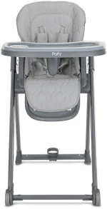 LORELLI ΚΑΡΕΚΛΑΚΙ ΦΑΓΗΤΟΥ HIGH CHAIR PARTY GREY LEATHER 10100372506