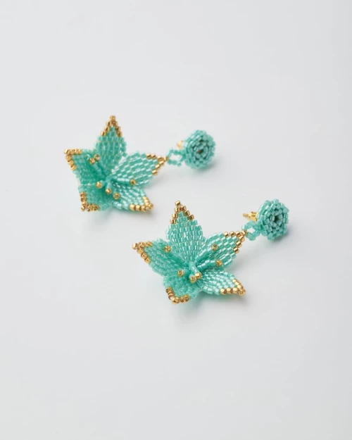 Mint Blossom Earrings