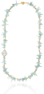 Aquamarine Chips Necklace