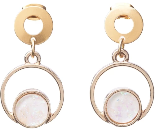 Circle Gold Earrings
