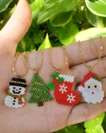 Miyuki Christmas Necklaces - Sock