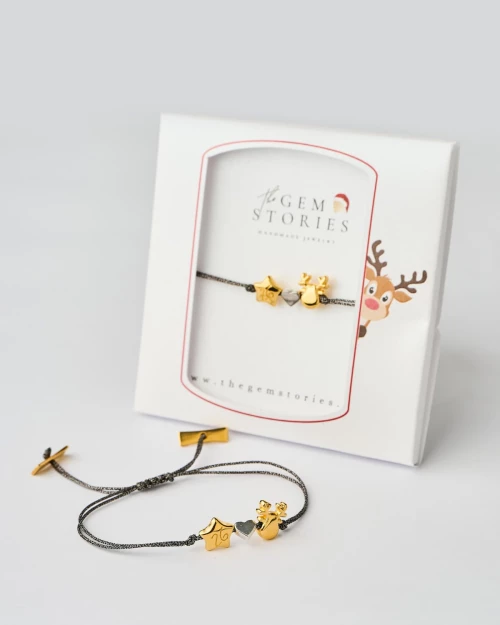 Starry Reindeer Duo - Red
