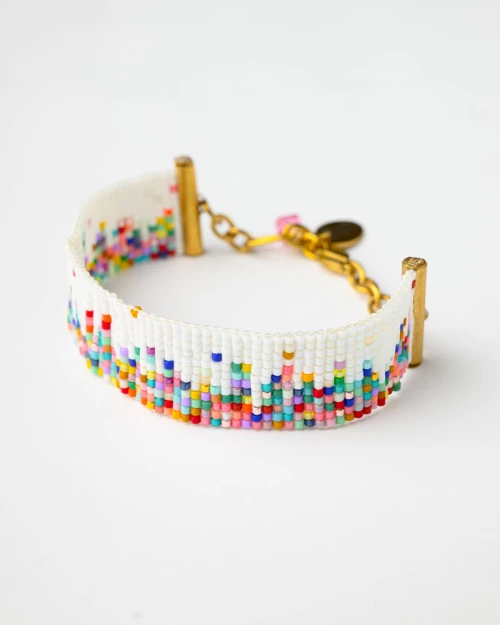 Miyuki Confetti Celebration Bracelet