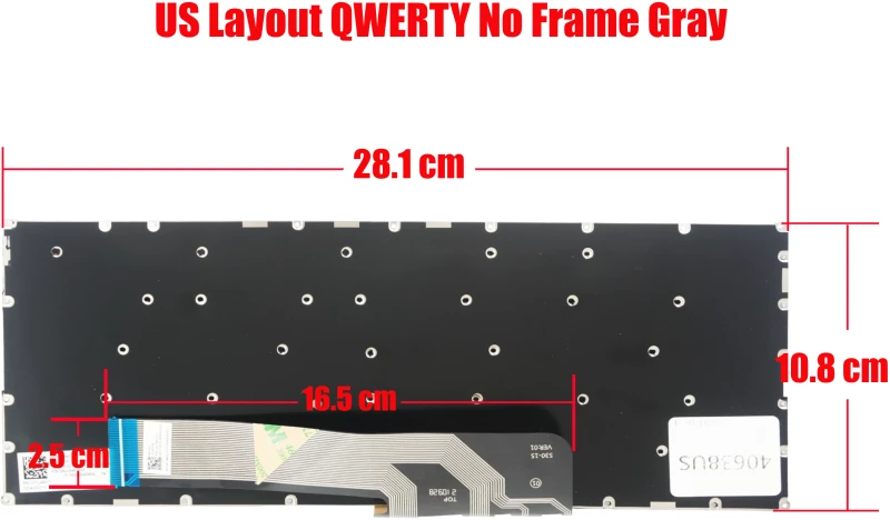 Πληκτρολόγιο Laptop keyboard  IBM-LENOVO SN20Q40730 (Κωδ.40638US)