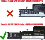L19C4PF1 Lenovo battery 70Wh 4-cell ( Κωδ.1-BAT0682 )
