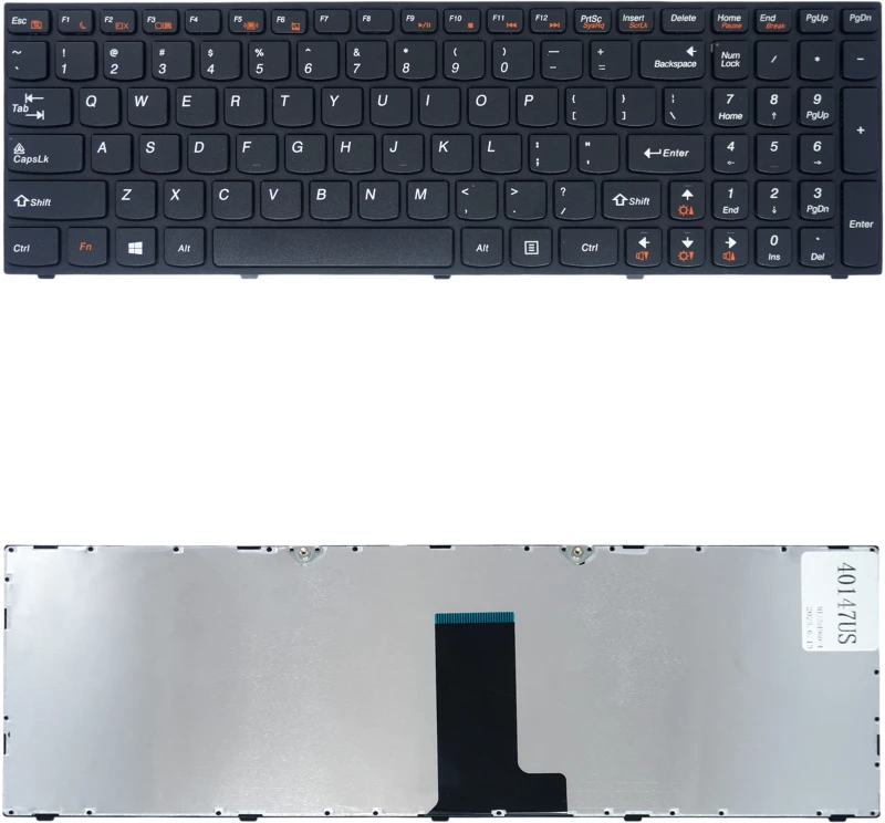 Πληκτρολόγιο - Laptop Keyboard για Lenovo B5400 B5400A M5400 M5400A M5400A-IFI M5400AT 25213291 25213292 25213293 25213294 25213295 25213296 25213297 25213298 US Black ( Κωδ.40147US )