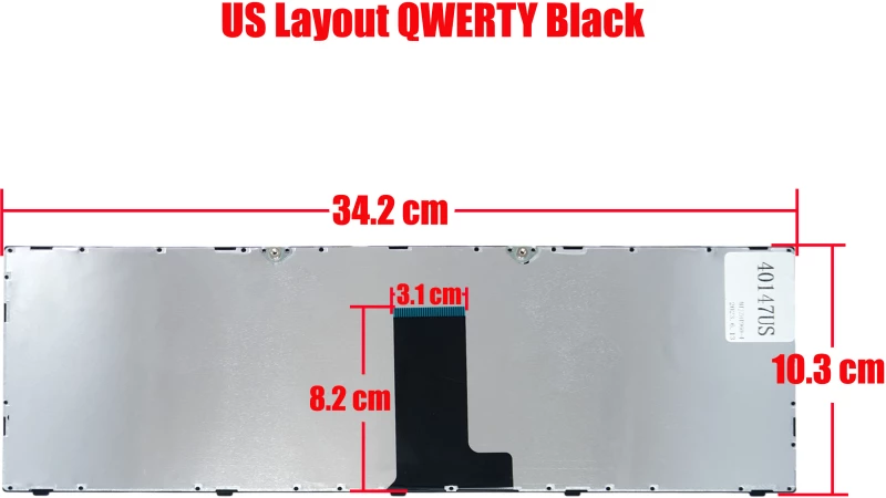 Πληκτρολόγιο - Laptop Keyboard για Lenovo B5400 B5400A M5400 M5400A M5400A-IFI M5400AT 25213291 25213292 25213293 25213294 25213295 25213296 25213297 25213298 US Black ( Κωδ.40147US )