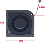CPU FAN DELL Latitude 5520 Precision 3560 4pin 5V 0.5A - DXJNV ( Κωδ.81317 )