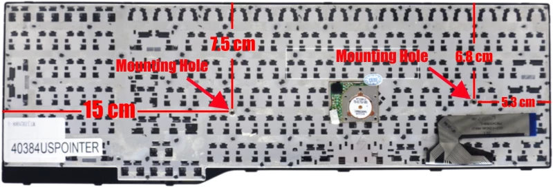 Πληκτρολόγιο Laptop - Keyboard για Fujitsu E557 E753 E754 E756 E554 E556 CP670825-03 FJM14B96003D85 002-12856L-HF01 US Pointer Black ( Κωδ.40384USPOINTER )