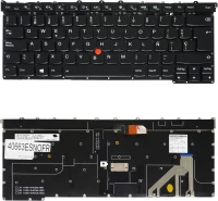 Teclado Español para Portátil - Spanish Laptop Keyboard για Lenovo ThinkPad X1 Carbon 3rd Gen 20BS 20BT 2015 SN20G18565 00HN975 01YQ389 00HN949 ES Nο Frame Backlight Pointer Black ( Κωδ.40663ESNOFR )