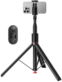 Selfie Stick/Τρίποδο Acefast E3 για Συσκευές 4.5"-7.0" Επεκτεινόμενο έως 1.77m με Τηλεχειριστήριο Μαύρο