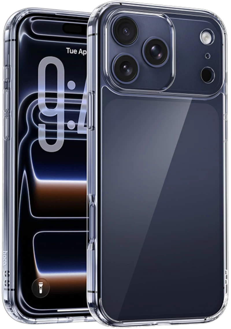 Θήκη Hoco TPU All Round Protective Airbag Anti-Fal για Apple iPhone 17 Pro Max Διάφανη