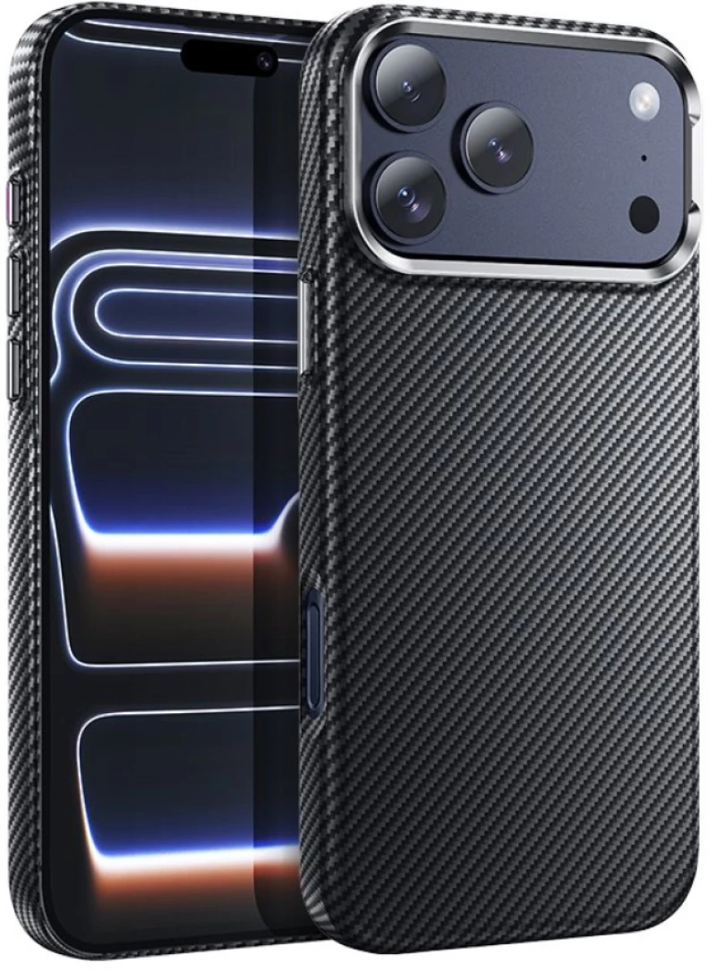 Θήκη Hoco Carbon Fiber Magsafe για Apple iPhone 17 Pro Μαύρη