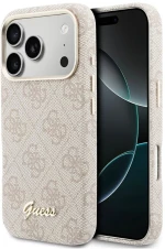 Guess 4G Script MagSafe Case for iPhone 17 Pro - Pink - Θήκη Προστασίας για iPhone 17 Pro σε Ροζ Χρώμα