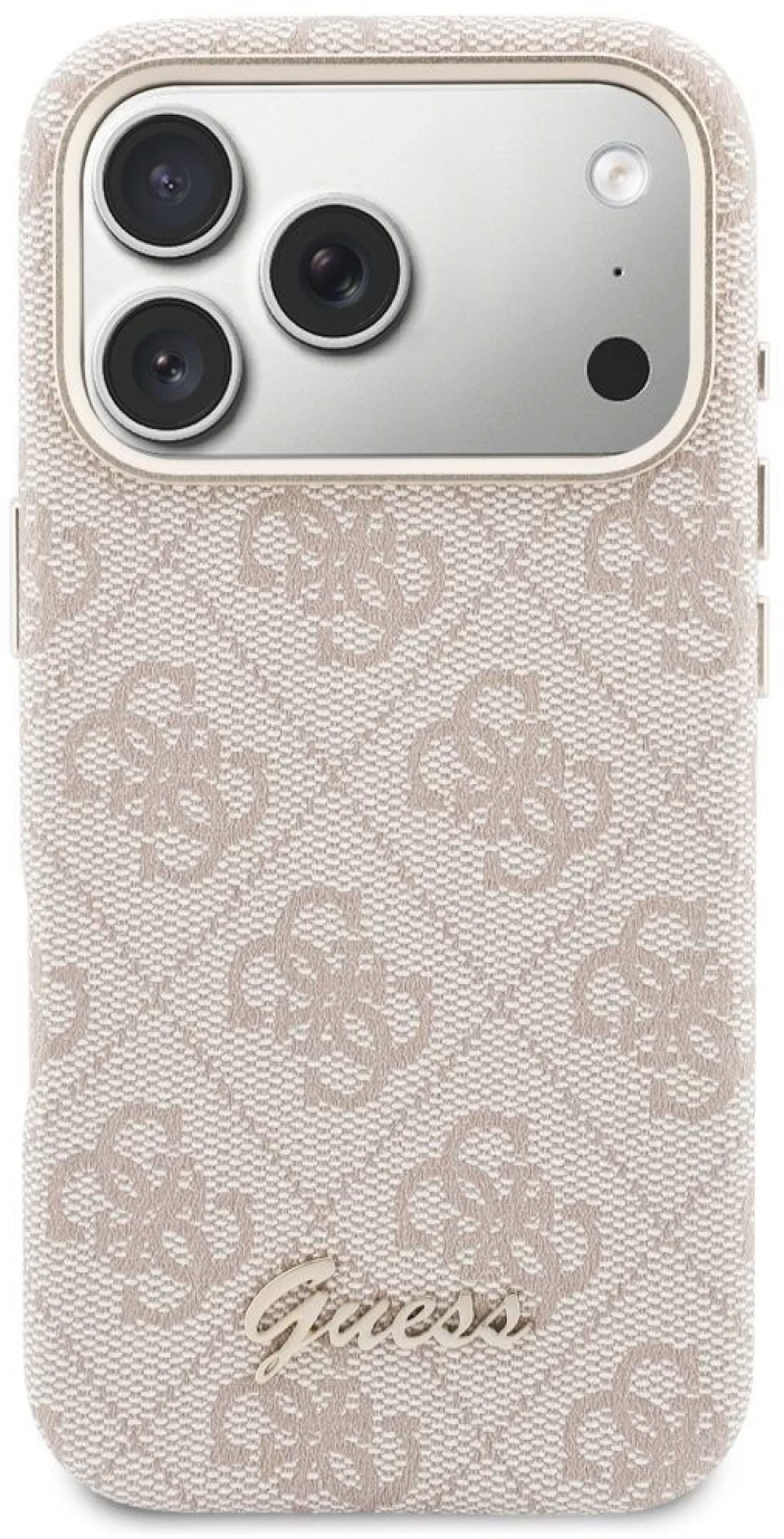 Guess 4G Script MagSafe Case for iPhone 17 Pro - Pink - Θήκη Προστασίας για iPhone 17 Pro σε Ροζ Χρώμα