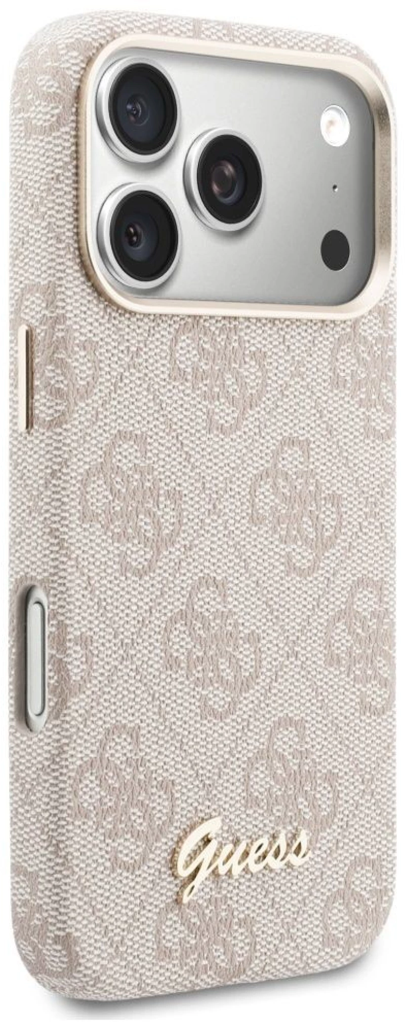 Guess 4G Script MagSafe Case for iPhone 17 Pro - Pink - Θήκη Προστασίας για iPhone 17 Pro σε Ροζ Χρώμα