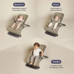 ErgoBaby Ρηλάξ Bouncer Evolve 3in1 Soft Olive