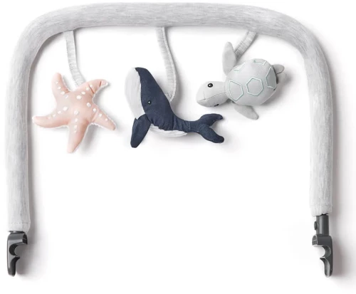 ErgoBaby Μπάρα Παιχνιδιών Για Ρηλάξ Evolve Oceean Wonders Grey