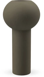 Βάζο Pillar HI-028-21-OV Φ17x32cm Olive Cooee Design Κεραμικό