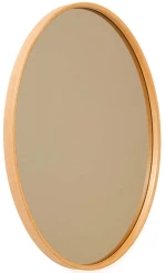 Καθρέπτης Τοίχου Elips 643MRL1310 45x4x60cm Oak Hanah Home Ξύλο