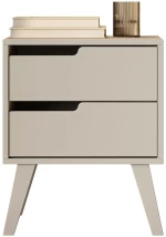 Κομοδίνο Nordelo Αριστερό 163088789 45x35x55cm Grey
