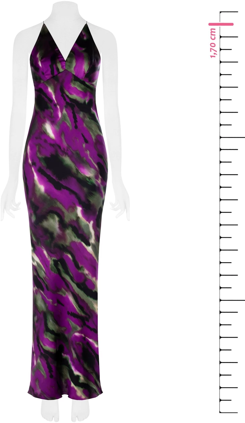 Slip dress Rinascimento - Μώβ