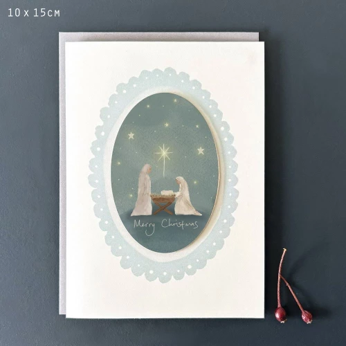 Κάρτα Starry night-Merry Christmas