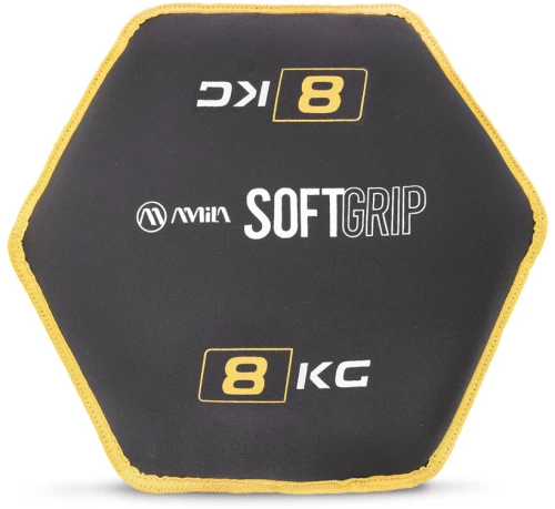 Δίσκος Βαρίδιο Soft Grip 8Kg Amila 90754