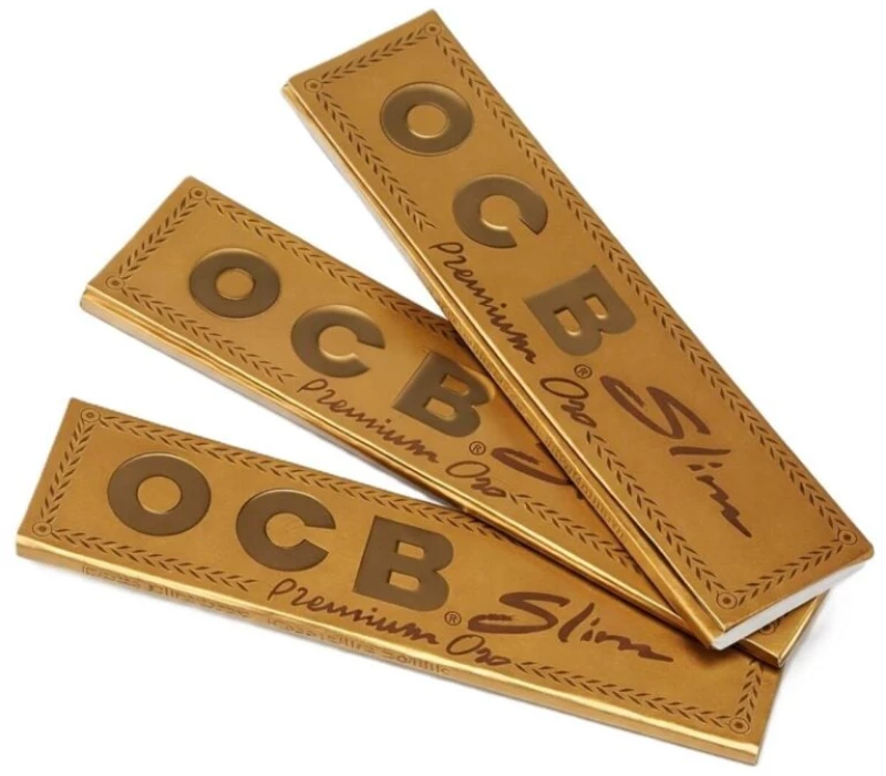 OCB Gold Slim Rolling Papers