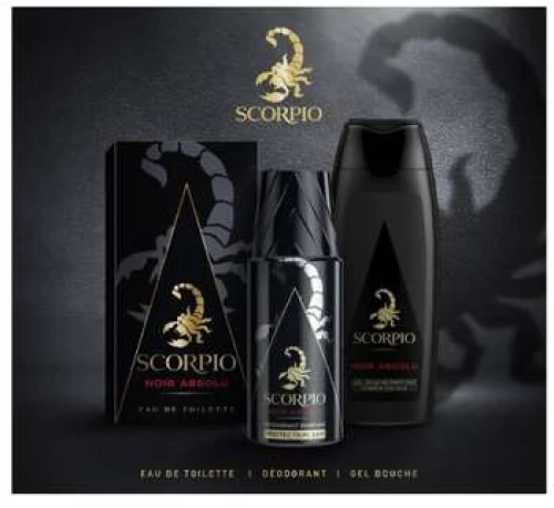 Scorpio-Noir Absolu Dárková sada EDT 75 ml, sprchový gel 250 ml a deospray 150 ml-75ml