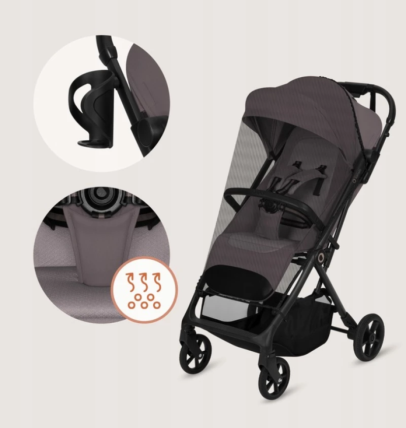 Lionelo Tansi Καρότσι Ταξιδίου έως 22kg  Beige Taupe