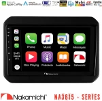 Nakamichi NA3615 Series Με Wireless Carplay & Android Auto  Suzuki Ignis Media Station Tablet 9"