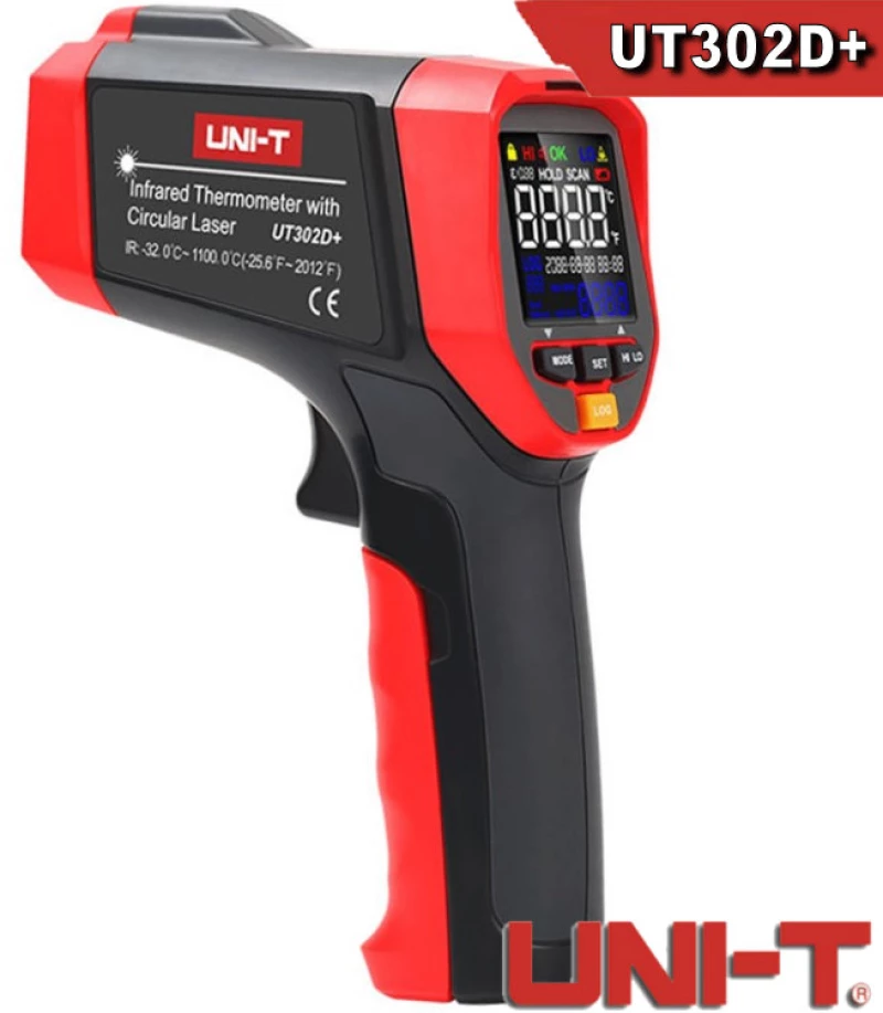 Uni-T UT302D+ Θερμομετρο υπερυθρων -32 εως +1100