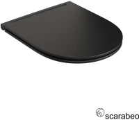 Κάλυμμα Λεκάνης MOON 5520 Slim Soft Close Scarabeo Ardesia (Black Matt)