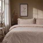 Beauty Home Σετ σεντόνια διπλά Art 10101 Fancy 200x260 Μπεζ