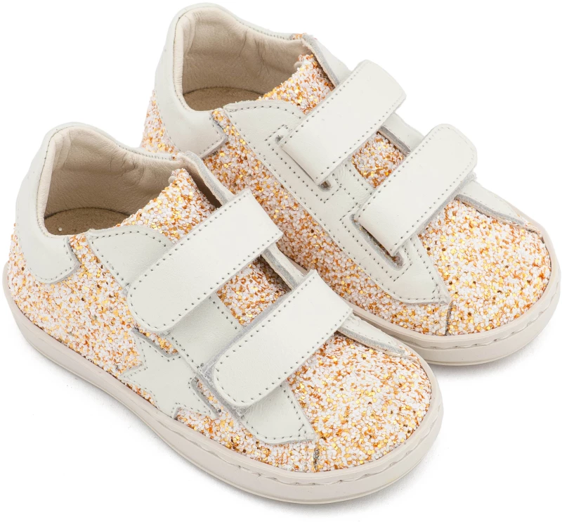 Babywalker Sneaker Διπλό Χρατς με Αστέρι στο Πλάι EXC5904 Εκρού