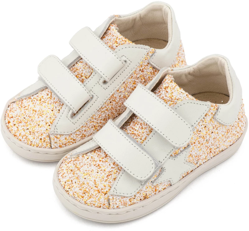 Babywalker Sneaker Διπλό Χρατς με Αστέρι στο Πλάι EXC5904 Εκρού