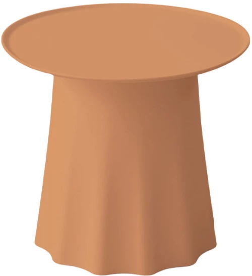 VOLANT SIDE TABLE PEACH 50x50x45cm