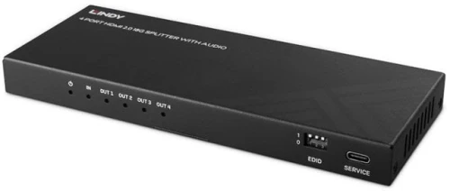 Lindy 4 Port HDMI 8K60 Splitter with Audio