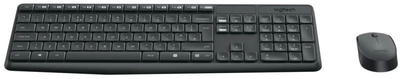 Logitech Keyboard MK235 Wireless KBD+Mouse Grey CZ