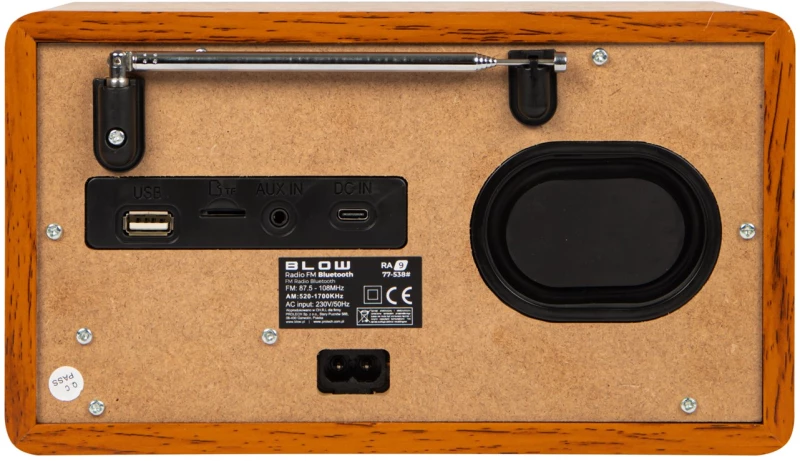 Portable analog AM/FM radio BLOW RA9 V.2"