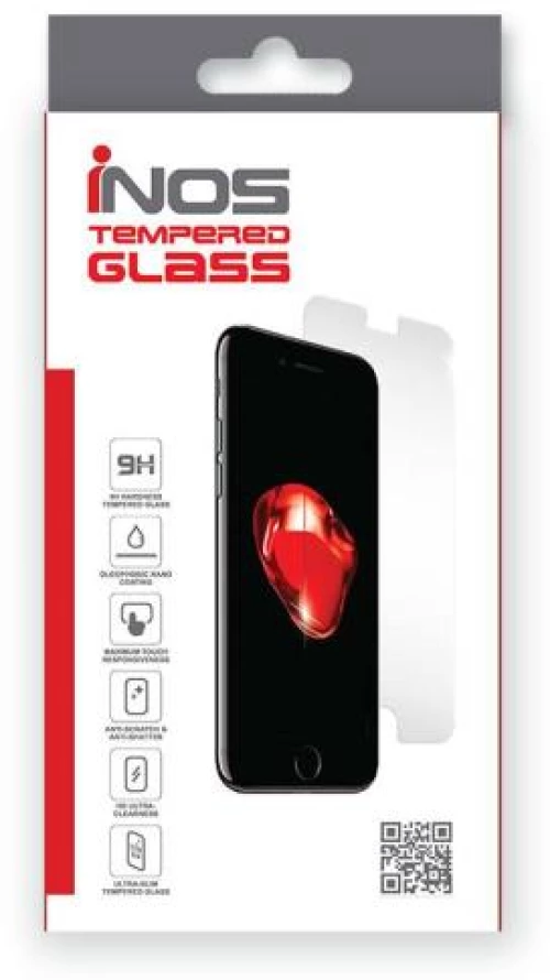 Tempered Glass Full Face inos 0.33mm Huawei P Smart (2021)/ Huawei Y7a/ Honor 10X Lite Μαύρο