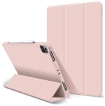 Θήκη Flip Smart inos Apple iPad Pro 12.9" (2021) με TPU & SC Pen Ροζ