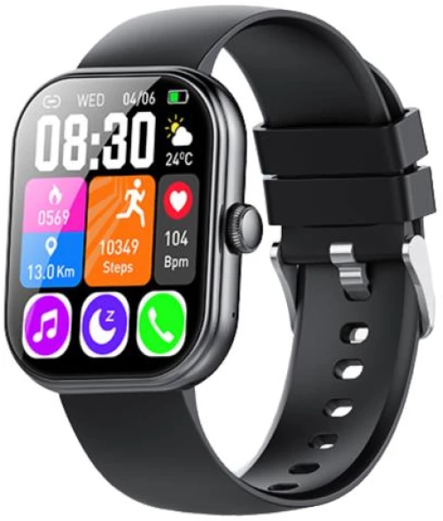 Smartwatch Devia WT6 2.01" Μαύρο