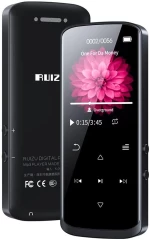 RUIZU MP3 player D50 με οθόνη 1.8", 16GB, Bluetooth, ελληνικό μενού, μαύρο