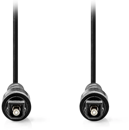 Nedis 233-2611 Optical Audio Cable TOS male - TOS male Μαύρο 5m (CAGL25000BK50)