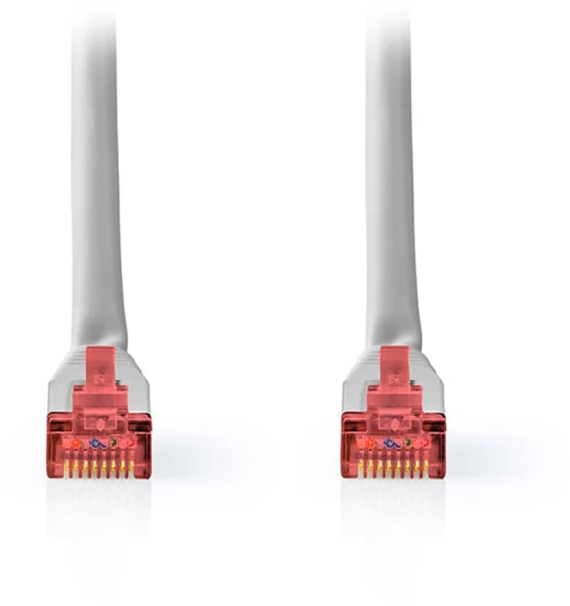 Nedis 233-2600 S/FTP Cat.6 Καλώδιο Δικτύου Ethernet 1m Γκρι 1τμχ