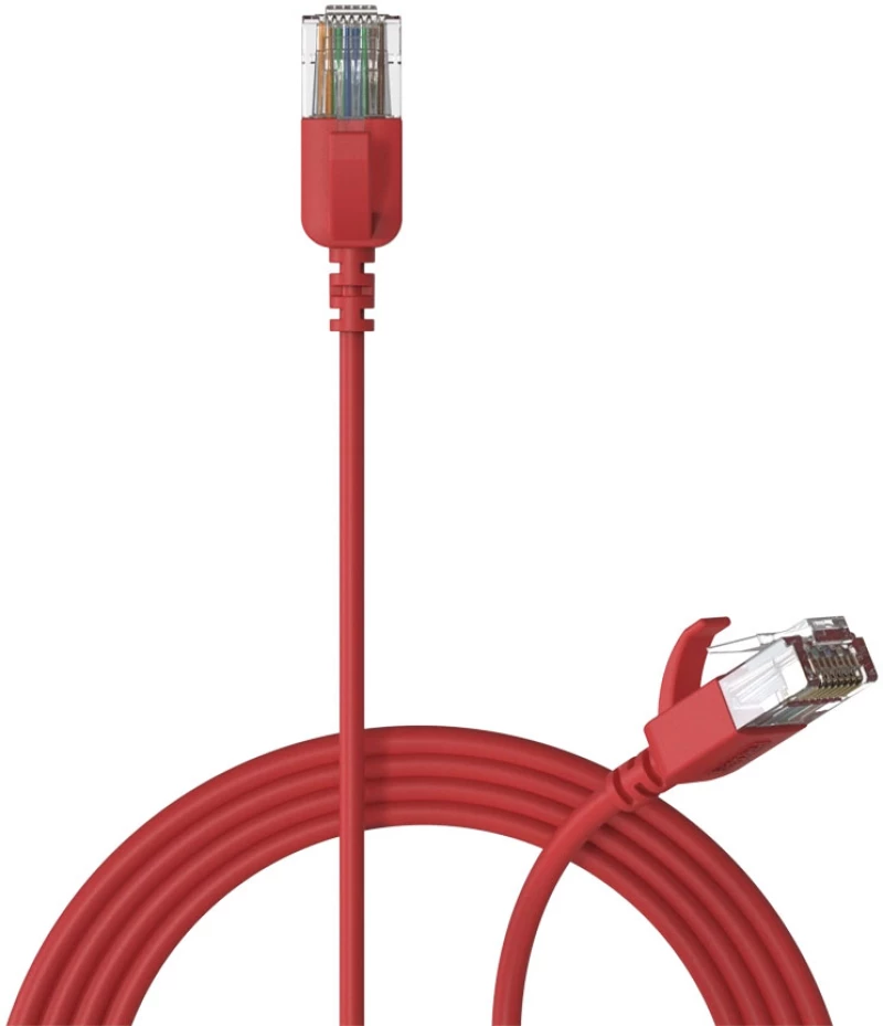 Procab CSD-560R-0.5 Red - Καλώδιο δικτύου CAT6 0.5 μέτρο κόκκινο