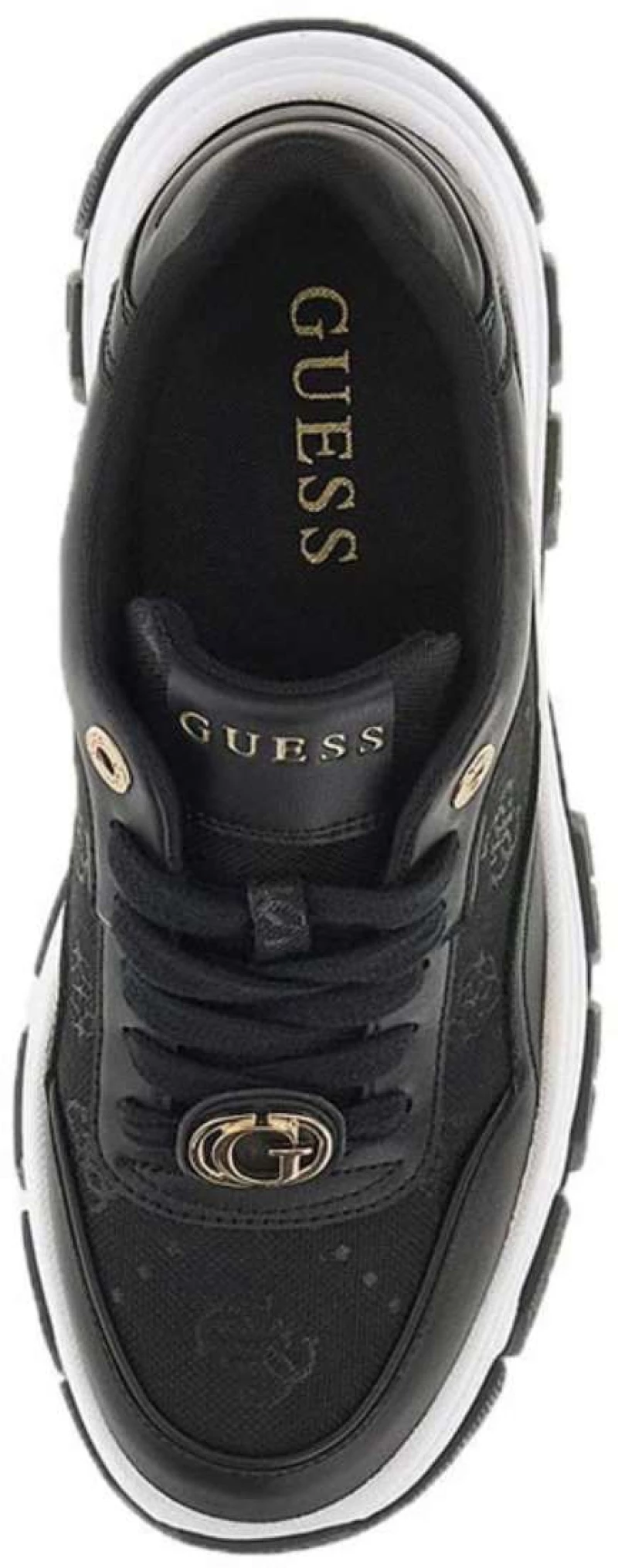 Guess FLFBRTELE12 Sneakers Μαύρα